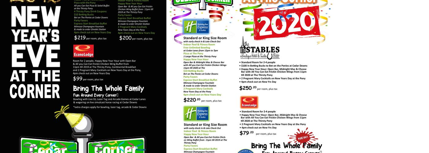 Cedar Corner Hotel & Entertainment Complex Menu