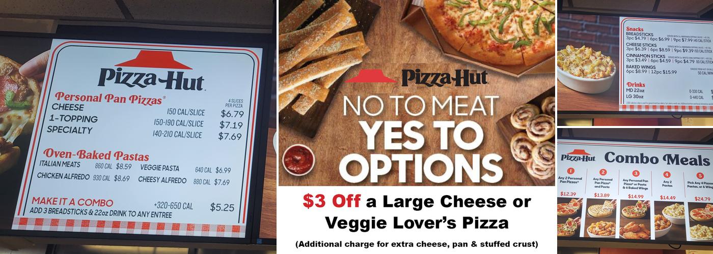 Pizza Hut Express Menu