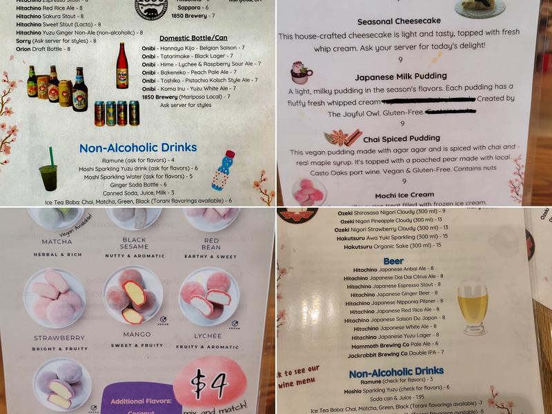 Little Shop of Ramen Menu