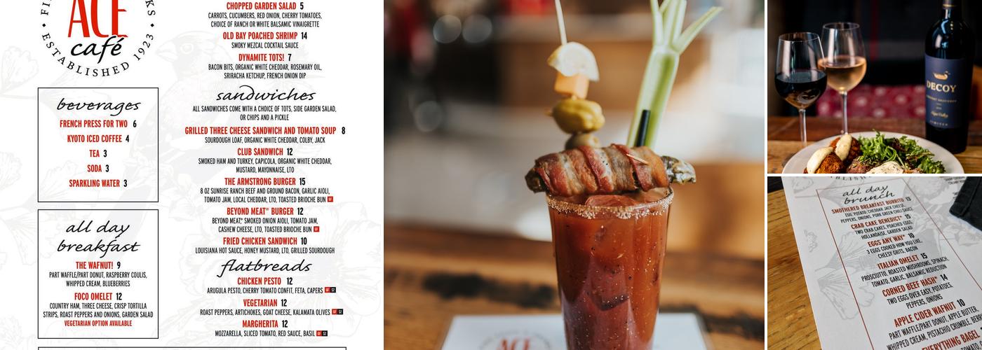 Ace Café Menu
