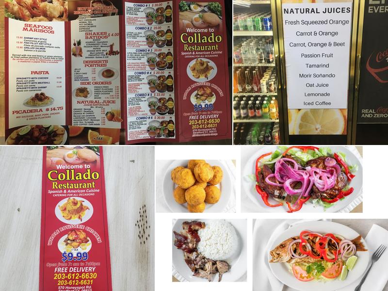 Collado Restaurant Menu