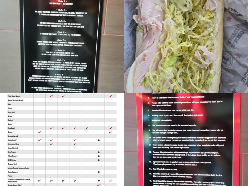 Jimmy John's Menu