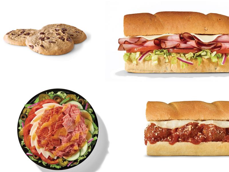 Subway Menu