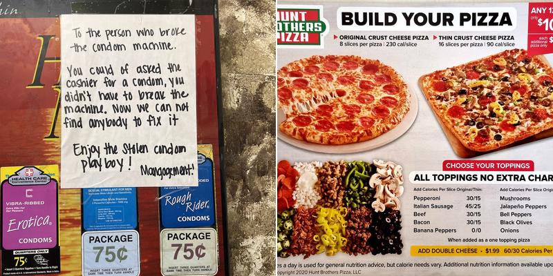 Rende's Quick Stop Menu