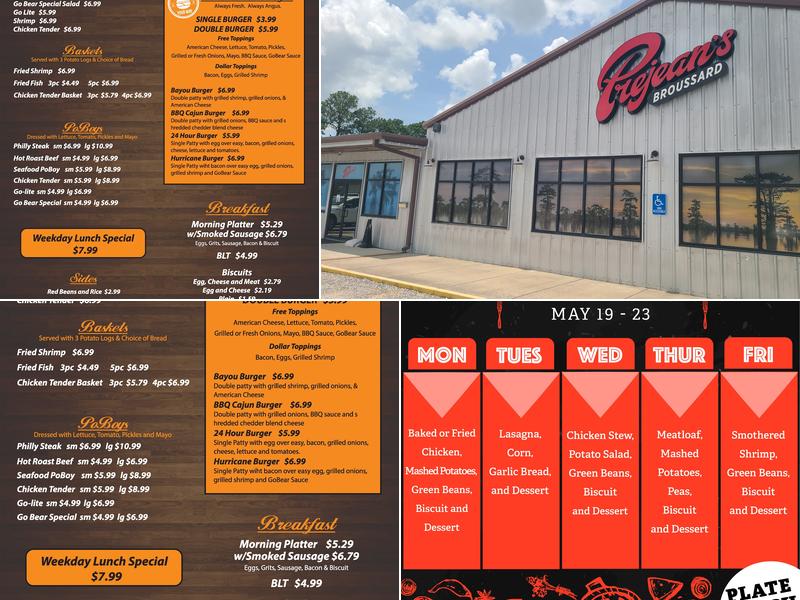 GoBears Southern Eatery Menu