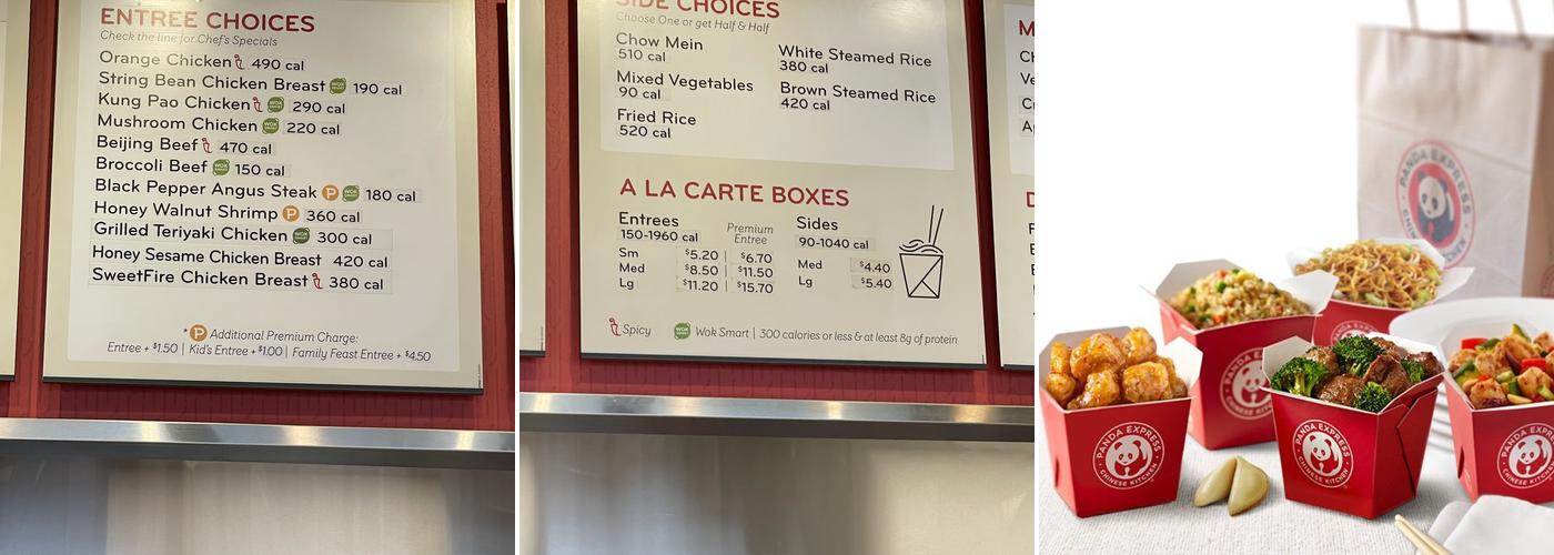 Panda Express Menu
