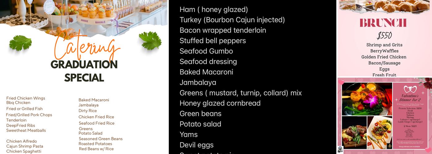 Yeah She Rollin Menu