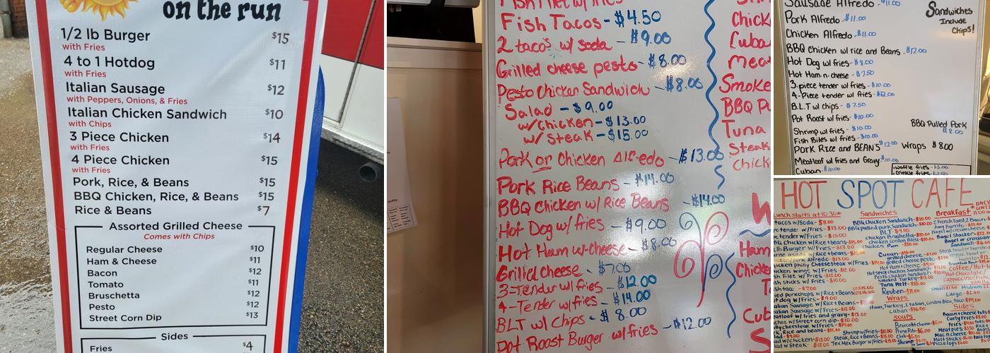 Hotspot Cafe Menu