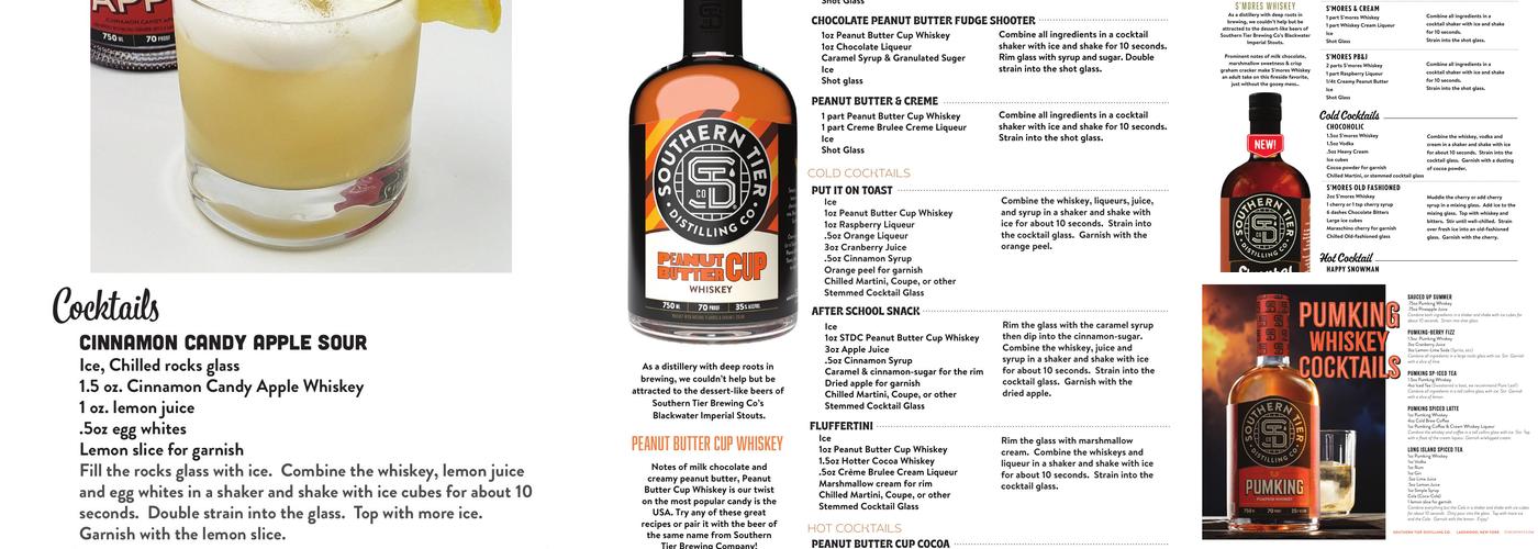 The Empty Bottle Menu