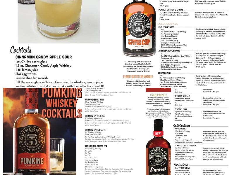 The Empty Bottle Menu