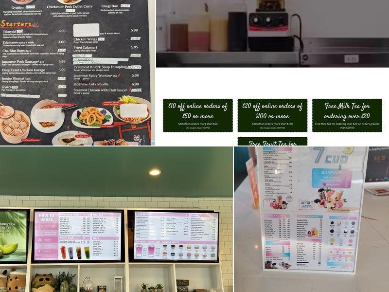 7-Cup Menu