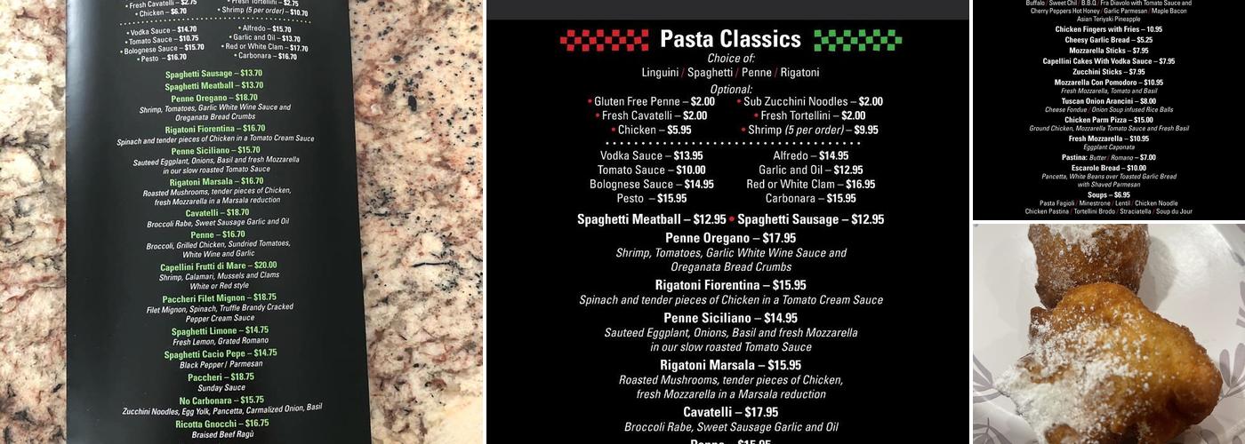 Roseti's Pizzeria & Restaurant Menu