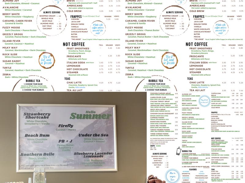 Cabin Fever Coffee (Southside) Menu