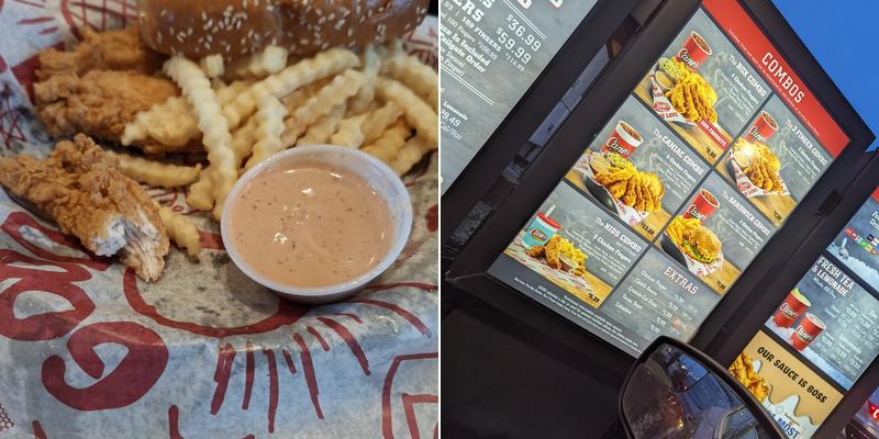 Raising Cane's Chicken Fingers Menu