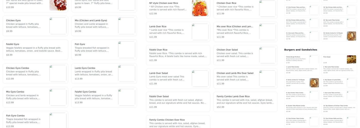 Halal Gyro Express & Kebab Menu