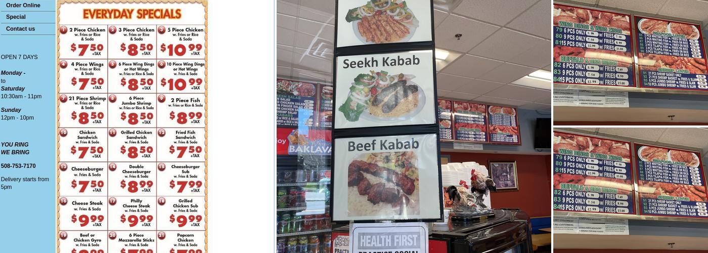 Crown Fried Chicken - CFC Menu