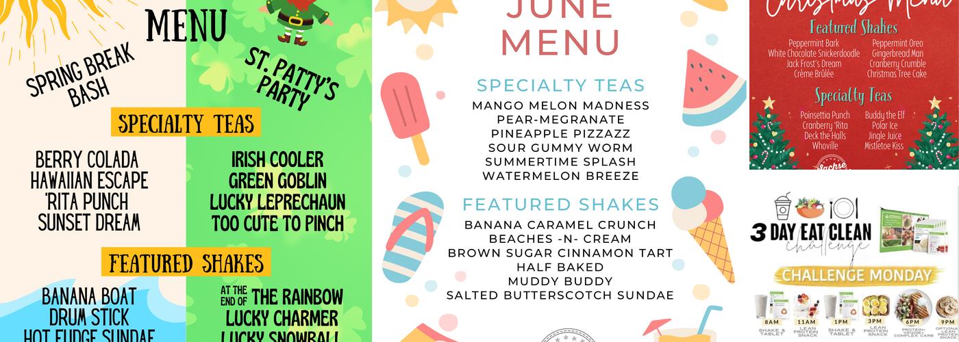 Sachse Nutrition Menu