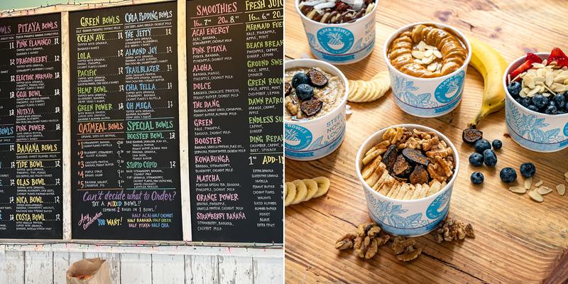 Playa Bowls Menu