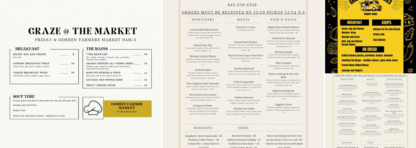 Graze Menu