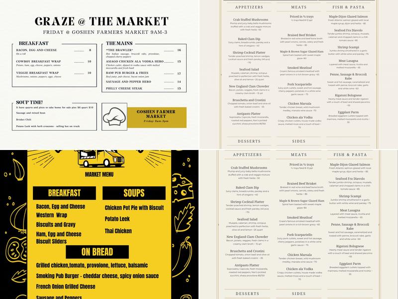 Graze Menu