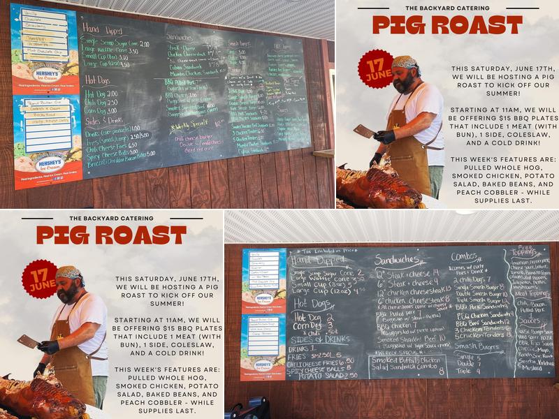 The Backyard BBQ Menu