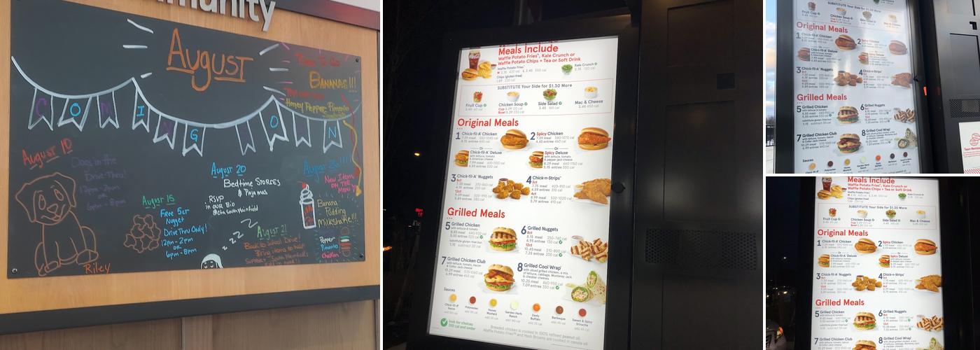 Chick-fil-A Menu