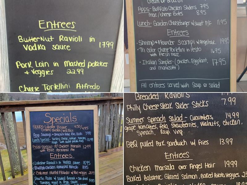 Jimmy's Lakeside Pizza Menu