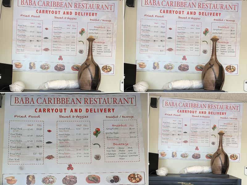 Baba Menu