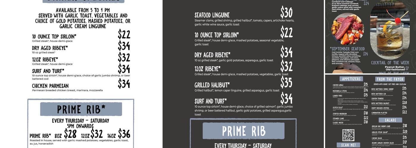 North Third Bar & Restaurant Menu