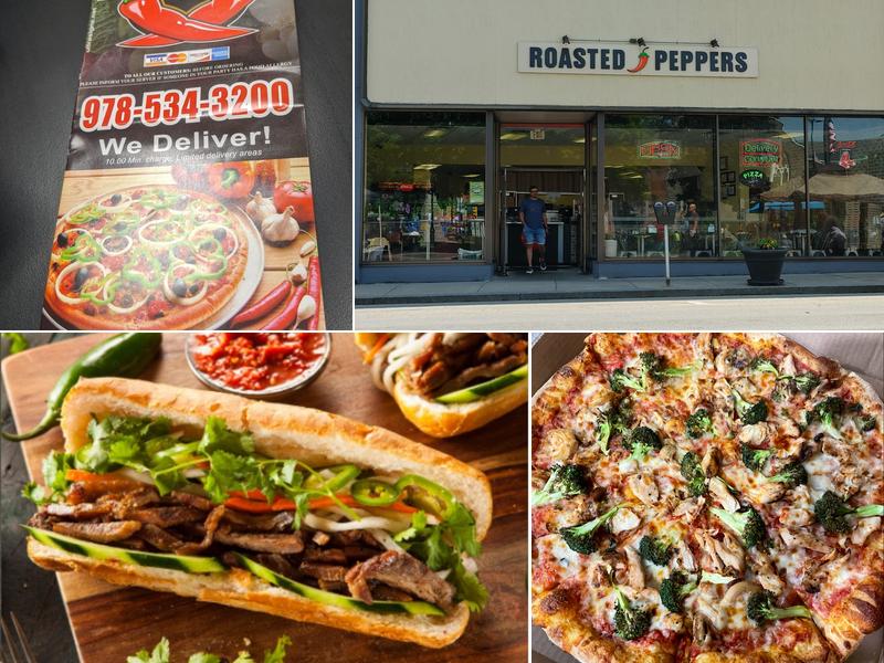 Roasted Peppers Pizza