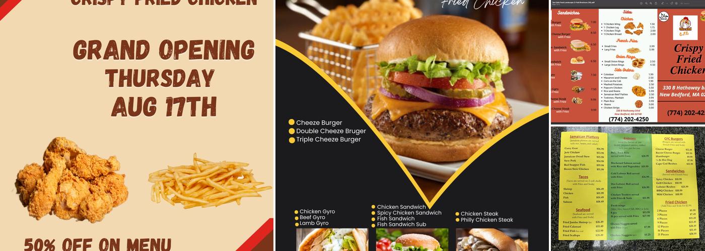 CFC (Jamaican Food) Menu