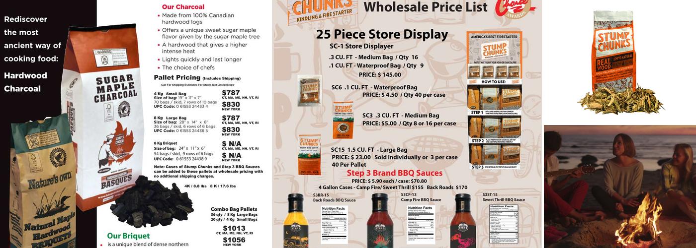 Stump Chunks LLC Menu