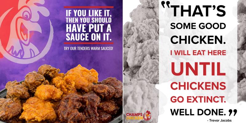 Champs Chicken Menu