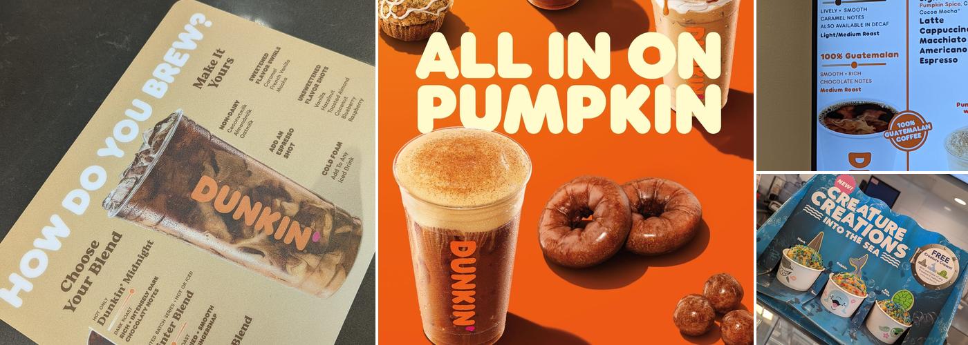 Dunkin' Menu