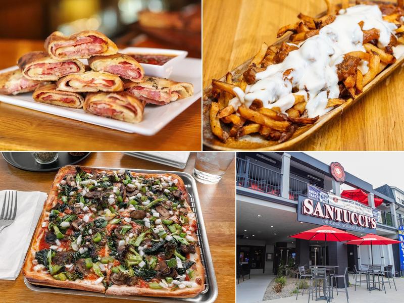 Santucci's original square pizza