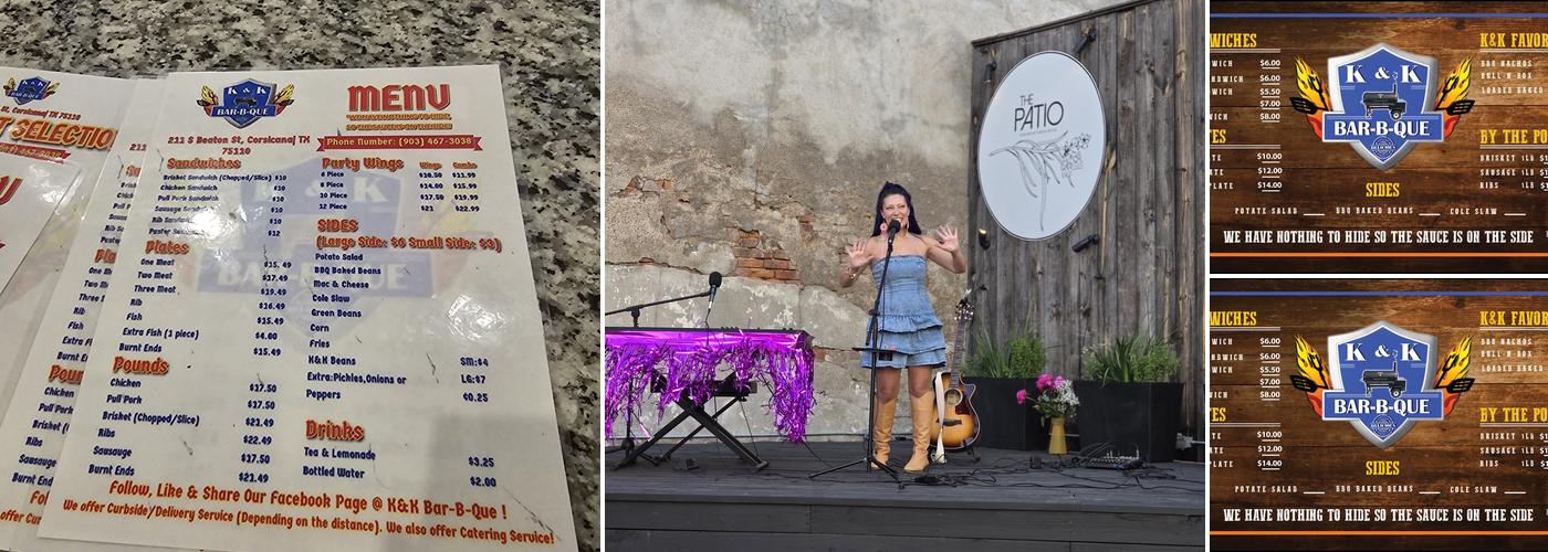 K & K Bar-b-que Menu