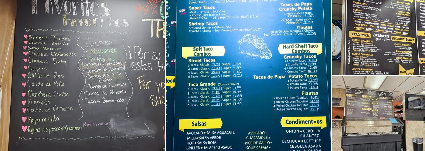 Latino Market & Grill Menu