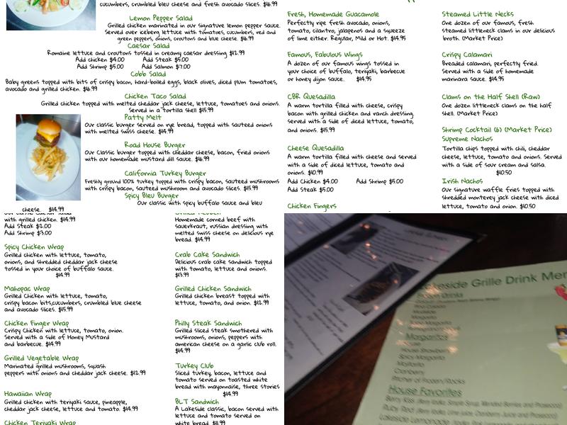 Lakeside Grille Menu