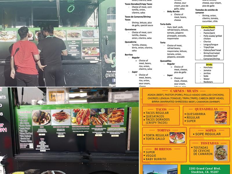 Gallo's Taco Truck Menu