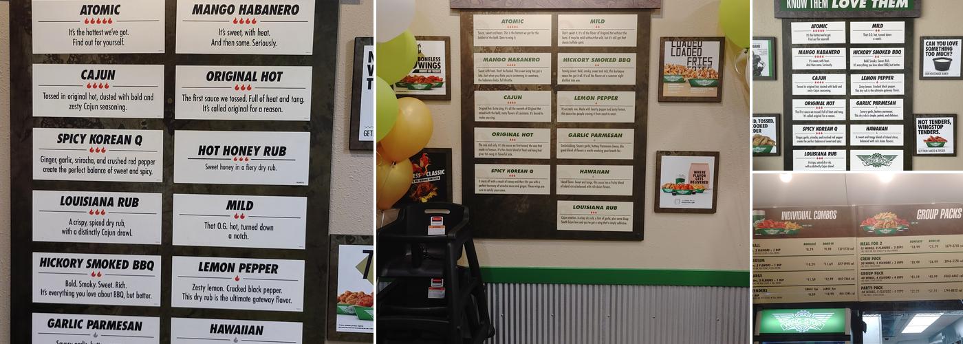 Wingstop Menu