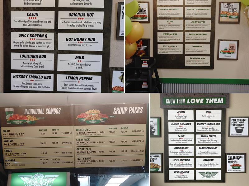 Wingstop Menu