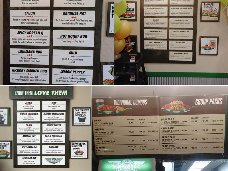 Wingstop Menu