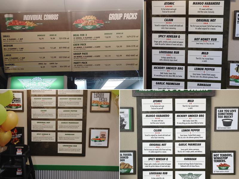 Wingstop Menu