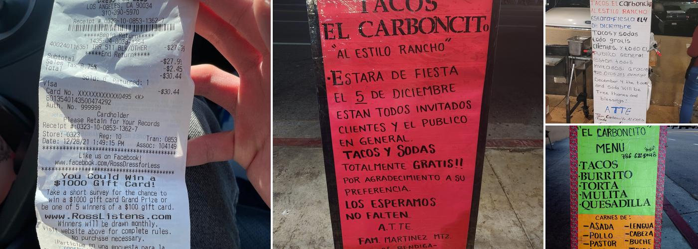 El Carboncito. Al Estilo Rancho Menu