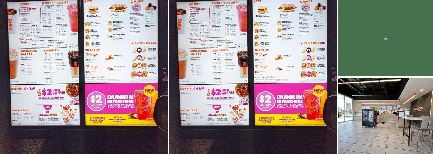 Dunkin' Menu