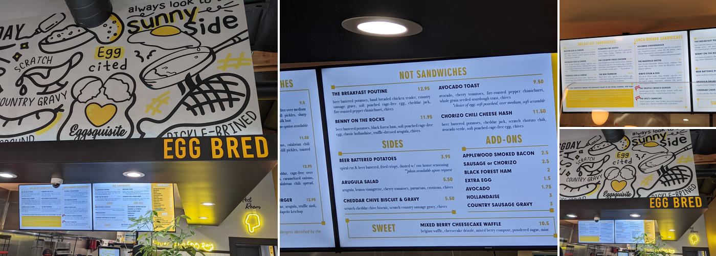 Eggbred Menu