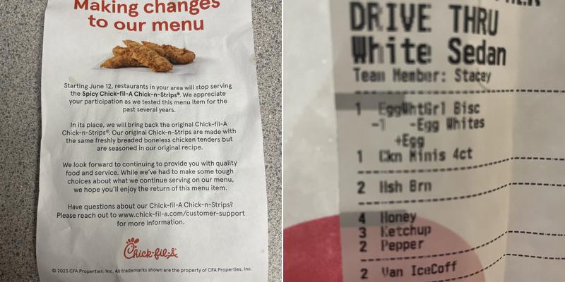 Chick-fil-A Menu