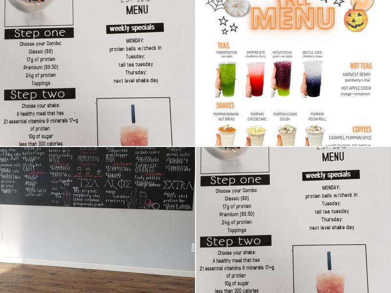 Shield Nutrition Menu