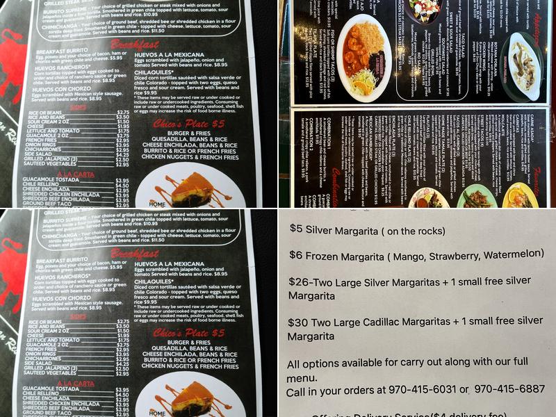Los Dos Garcia's Menu