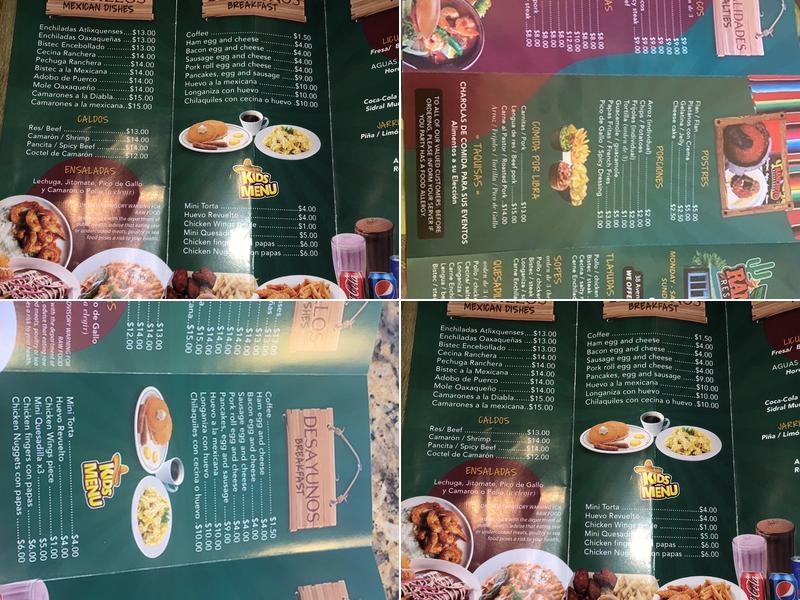 Mi Ranchito Menu